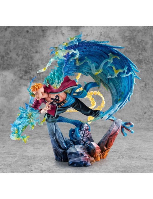 Megahouse P.O.P. Portrait of Pirates One Piece MAS-MAXIMUM Whitebeard Pirates Captain 1st Squadron Marco The Phoenix