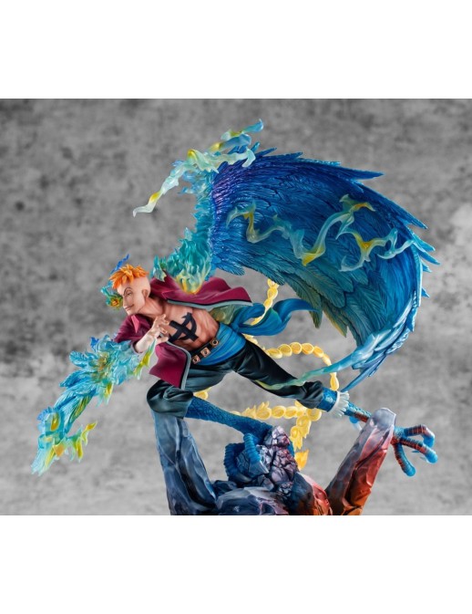 Megahouse P.O.P. Portrait of Pirates One Piece MAS-MAXIMUM Whitebeard Pirates Captain 1st Squadron Marco The Phoenix