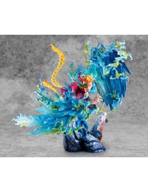 Megahouse P.O.P. Portrait of Pirates One Piece MAS-MAXIMUM Whitebeard Pirates Captain 1st Squadron Marco The Phoenix