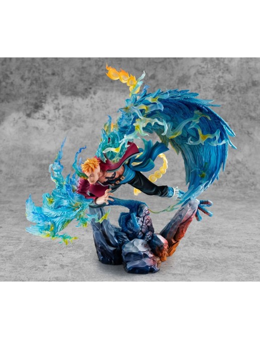 Megahouse P.O.P. Portrait of Pirates One Piece MAS-MAXIMUM Whitebeard Pirates Captain 1st Squadron Marco The Phoenix