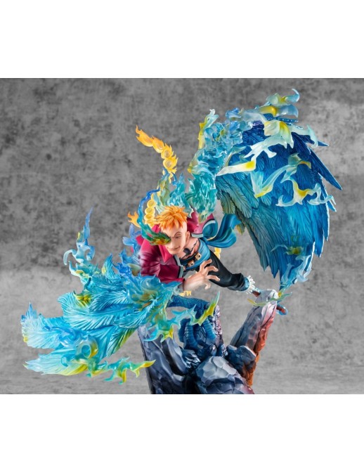Megahouse P.O.P. Portrait of Pirates One Piece MAS-MAXIMUM Whitebeard Pirates Captain 1st Squadron Marco The Phoenix