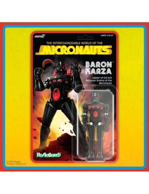 Super7 ReAction+ Micronauts Baron Karza