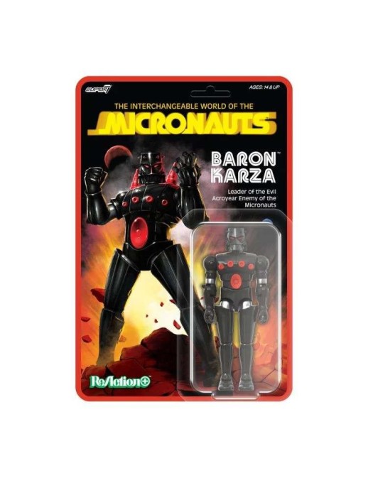 Super7 ReAction+ Micronauts Baron Karza