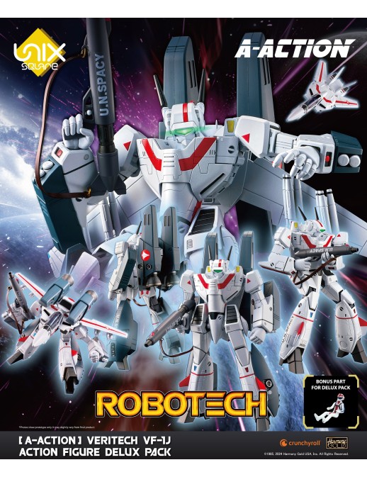 Unix Square A-Action Series Veritech VF-1J Deluxe Set