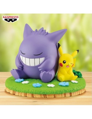 Banpresto Pokémon Relax Time Gengar & Pikachu
