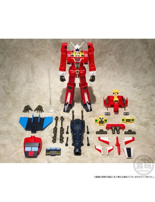 P-Bandai Shokugan Modeling Project Space Runaway Ideon Legendary Giant God Ideon Activation Set Renewal Version
