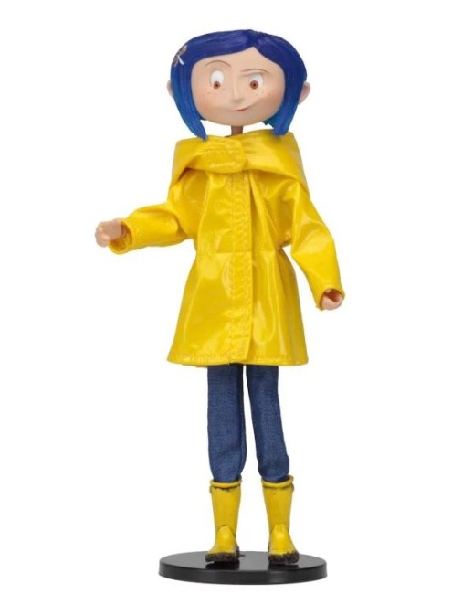 Neca Coraline Rain Coat & Boots Bendy Fashion Doll