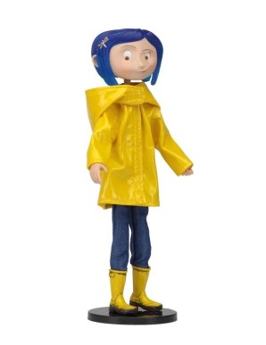 Neca Coraline Rain Coat & Boots Bendy Fashion Doll