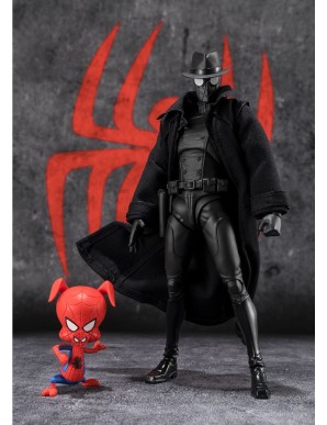 Bandai S.H. Figuarts Spider-Man: Across the Spider-Verse Spider-Man Noir & Spider-Ham