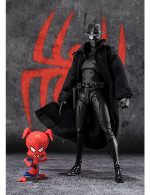 Bandai S.H. Figuarts Spider-Man: Across the Spider-Verse Spider-Man Noir & Spider-Ham