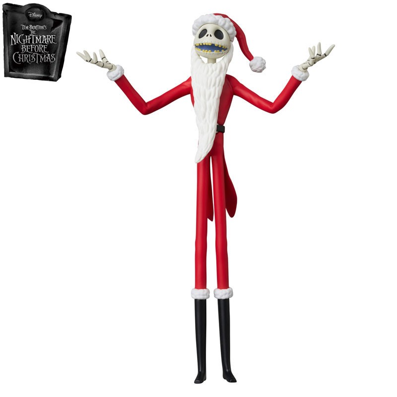 MEDICOM TOY ULTRA DETAIL MINI FIGURES THE NIGHTMARE BEFORE CHRISTMAS SANTA JACK