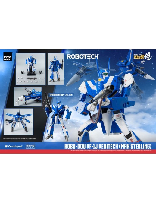 Threezero ROBO-DOU Robotech VF-1J Veritech Max Sterling Use