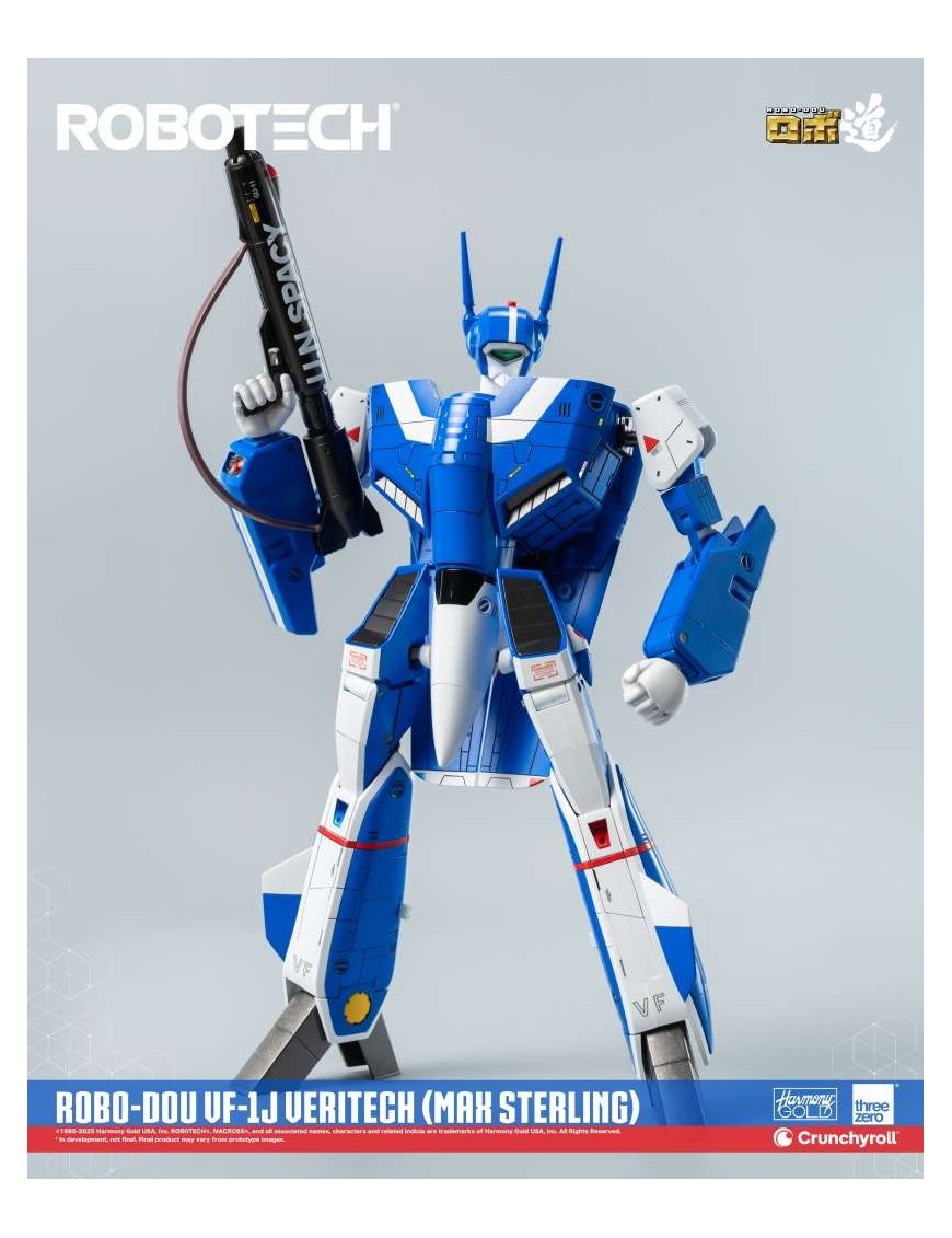 Threezero ROBO-DOU Robotech VF-1J Veritech Max Sterling Use Threezero ROBO-DOU Robotech VF-1J Veritech Max Sterling Use