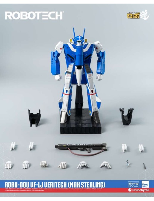 Threezero ROBO-DOU Robotech VF-1J Veritech Max Sterling Use
