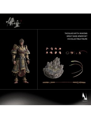 Queen Studios Collectible Black Myth Wukong Great Sage Armor Wukong 1/6 Scale Action Figure