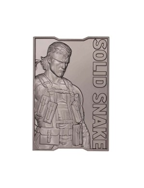 Fanattik Metal Gear Solid 2 Sons of Liberty Solid Snake Ingot Limited Edition