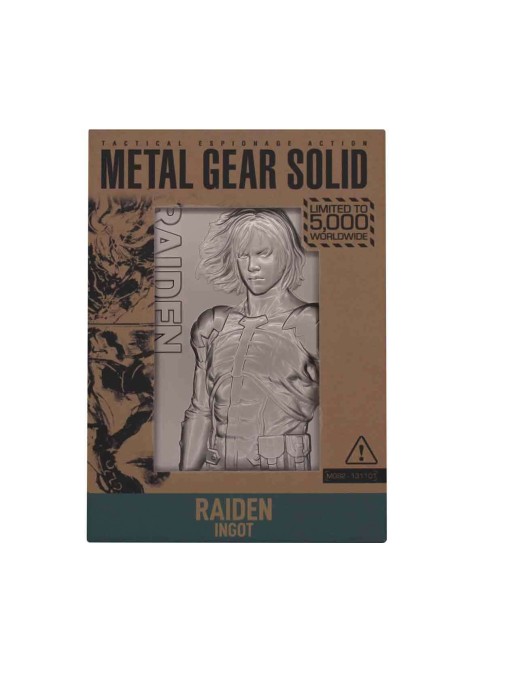 Fanattik Metal Gear Solid 2 Sons of Liberty Raiden Ingot Limited Edition