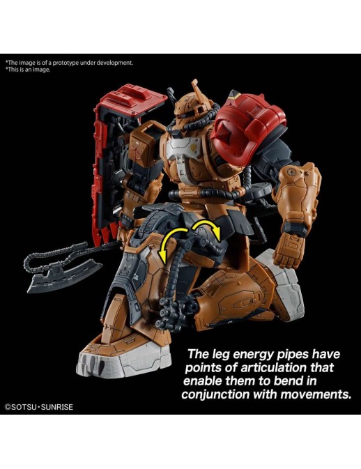 Bandai High Grade HG 1/144 Mobile Suit Gundam MS-06F Zaku II F Type Chubs Kale Solari Custom