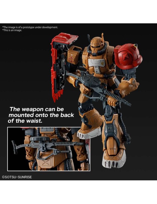 Bandai High Grade HG 1/144 Mobile Suit Gundam MS-06F Zaku II F Type Chubs Kale Solari Custom