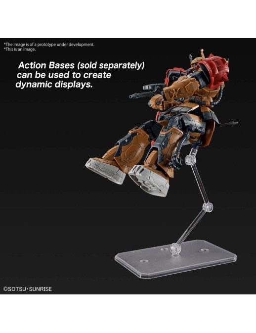 Bandai High Grade HG 1/144 Mobile Suit Gundam MS-06F Zaku II F Type Chubs Kale Solari Custom