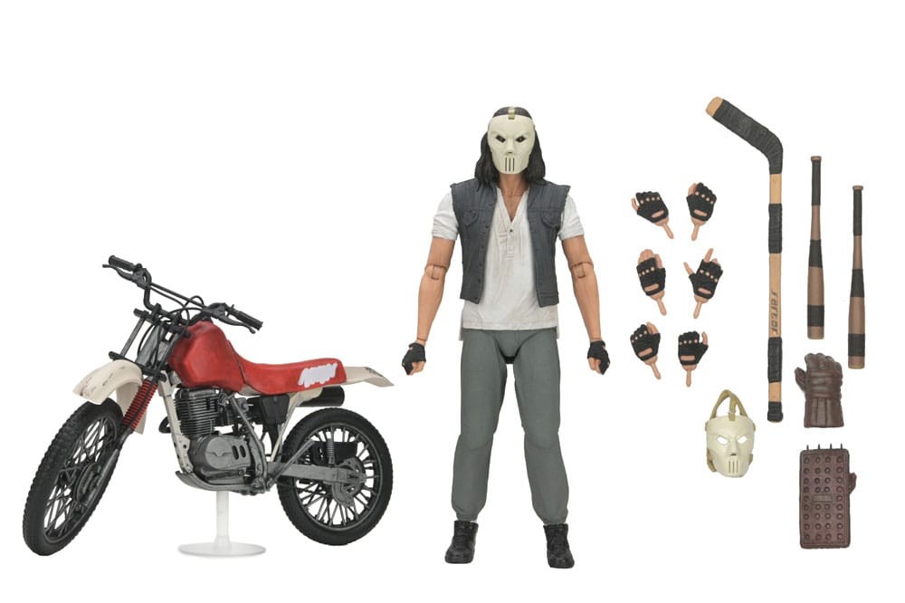NECA TEENAGE MUTANT NINJA TURTLES CASEY JONES WITH DIRT BIKE