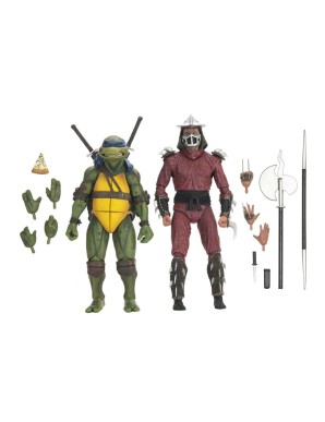 Neca Teenage Mutant Ninja Turtles Leonardo VS Shredder