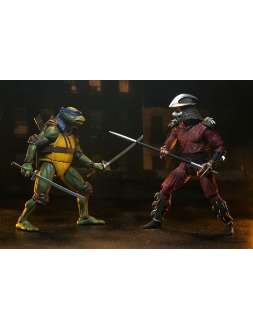 Neca Teenage Mutant Ninja Turtles Leonardo VS Shredder