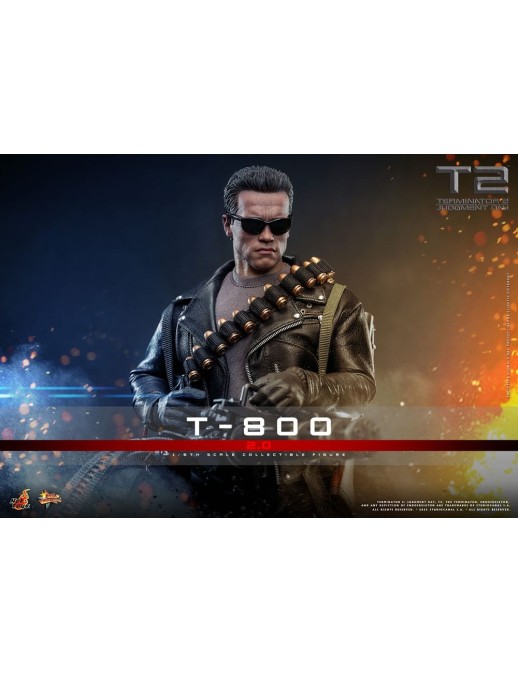 Hot Toys Movie Masterpiece Terminator 2 Judgement Day T-800 2.0 1/6 Scale Collectible Figure