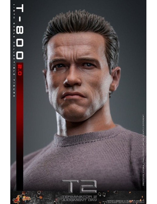 Hot Toys Movie Masterpiece Terminator 2 Judgement Day T-800 2.0 1/6 Scale Collectible Figure