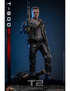 Hot Toys Movie Masterpiece Terminator 2 Judgement Day T-800 2.0 1/6 Scale Collectible Figure