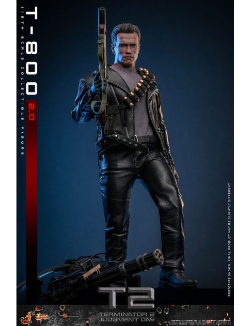 Hot Toys Movie Masterpiece Terminator 2 Judgement Day T-800 2.0 1/6 Scale Collectible Figure