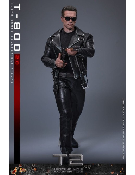 Hot Toys Movie Masterpiece Terminator 2 Judgement Day T-800 2.0 1/6 Scale Collectible Figure