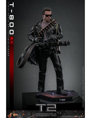 Hot Toys Movie Masterpiece Terminator 2 Judgement Day T-800 2.0 1/6 Scale Collectible Figure