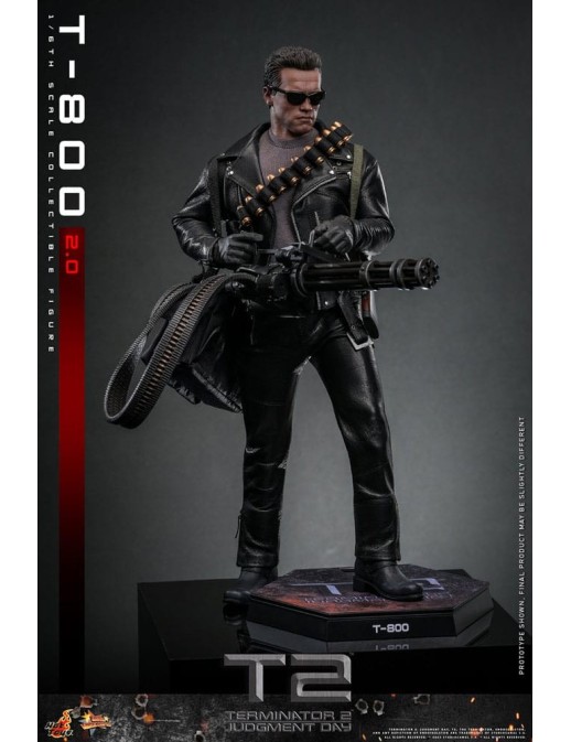 Hot Toys Movie Masterpiece Terminator 2 Judgement Day T-800 2.0 1/6 Scale Collectible Figure