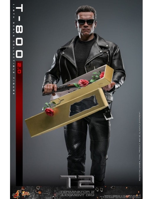 Hot Toys Movie Masterpiece Terminator 2 Judgement Day T-800 2.0 1/6 Scale Collectible Figure