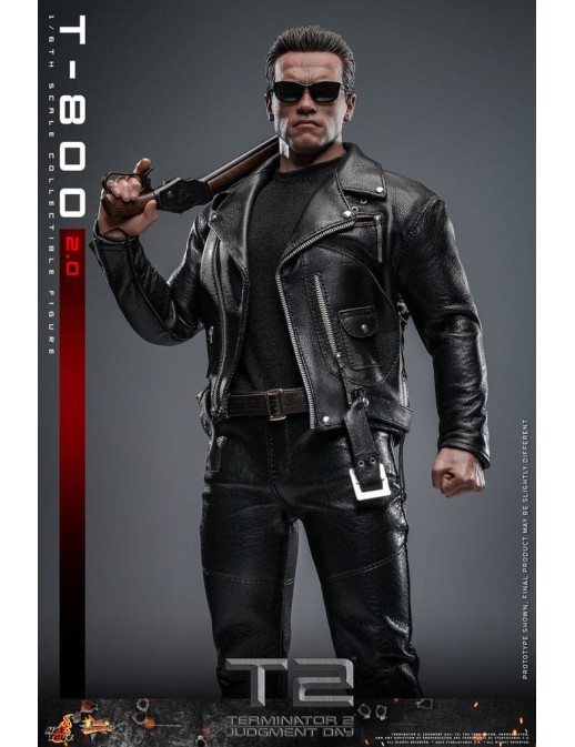 Hot Toys Movie Masterpiece Terminator 2 Judgement Day T-800 2.0 1/6 Scale Collectible Figure