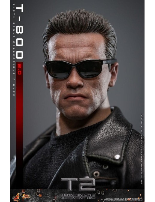 Hot Toys Movie Masterpiece Terminator 2 Judgement Day T-800 2.0 1/6 Scale Collectible Figure