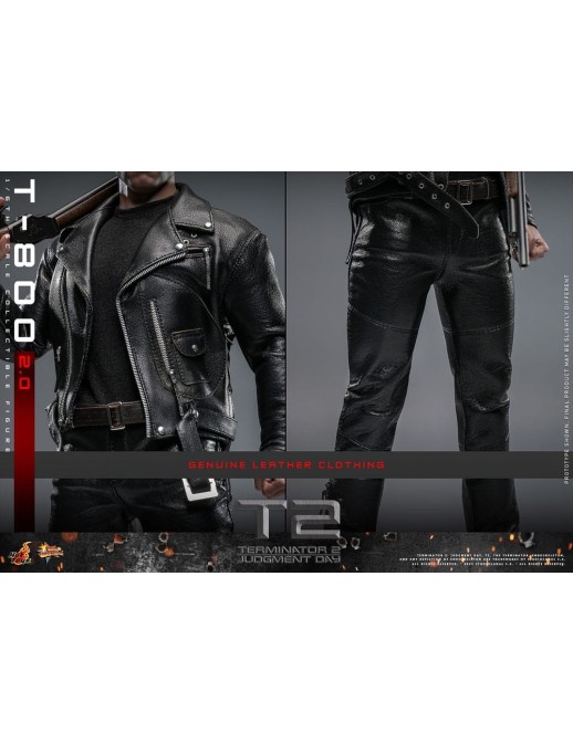Hot Toys Movie Masterpiece Terminator 2 Judgement Day T-800 2.0 1/6 Scale Collectible Figure