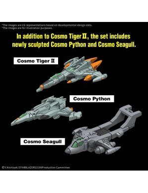 Bandai Be Forever Yamato REBEL 3199 Earth Defense Force Hyuuga-class Combat Space Carrier DCV-01 Hyuuga 1/1000 Scale Model Kit