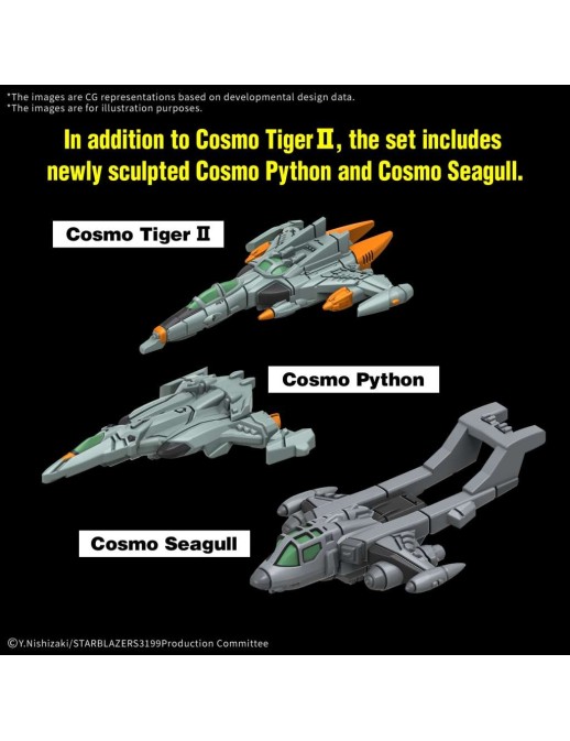 Bandai Be Forever Yamato REBEL 3199 Earth Defense Force Hyuuga-class Combat Space Carrier DCV-01 Hyuuga 1/1000 Scale Model Kit