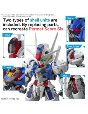 Bandai Master Grade SD MGSD Mobile Suit Gundam XVX-016 Gundam Aerial