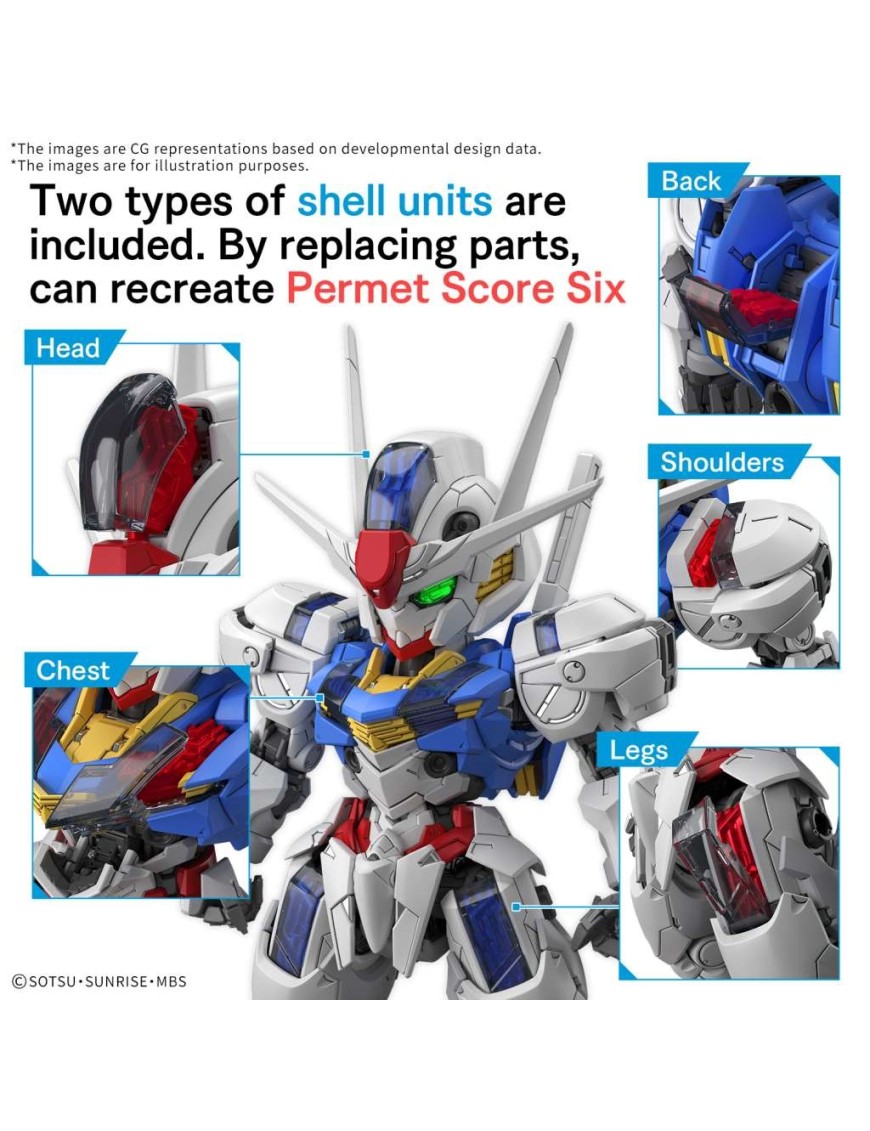 Bandai Master Grade SD MGSD Mobile Suit Gundam XVX-016