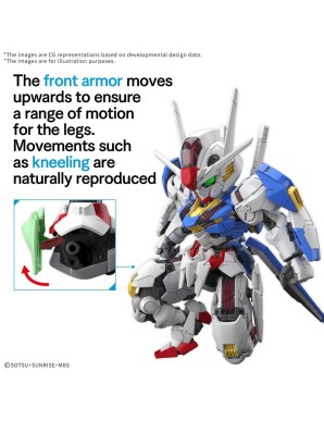 Bandai Master Grade SD MGSD Mobile Suit Gundam XVX-016 Gundam Aerial
