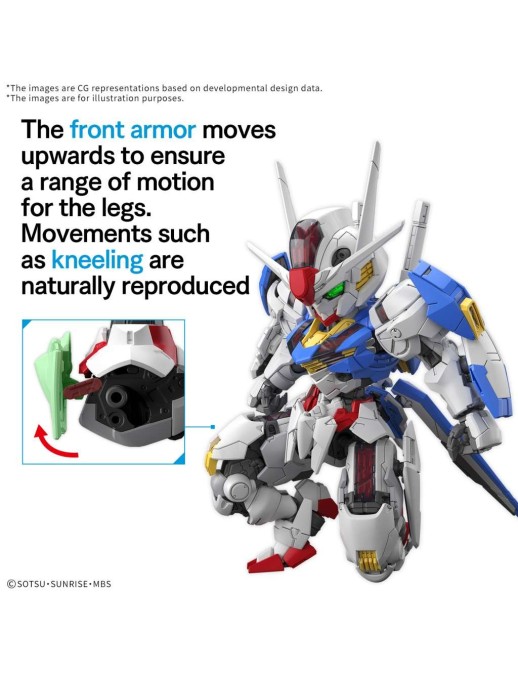 Bandai Master Grade SD MGSD Mobile Suit Gundam XVX-016 Gundam Aerial