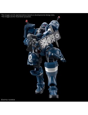 Bandai High Grade HG 1/144 Mobile Suit Gundam MS-06-SSP Police Zaku
