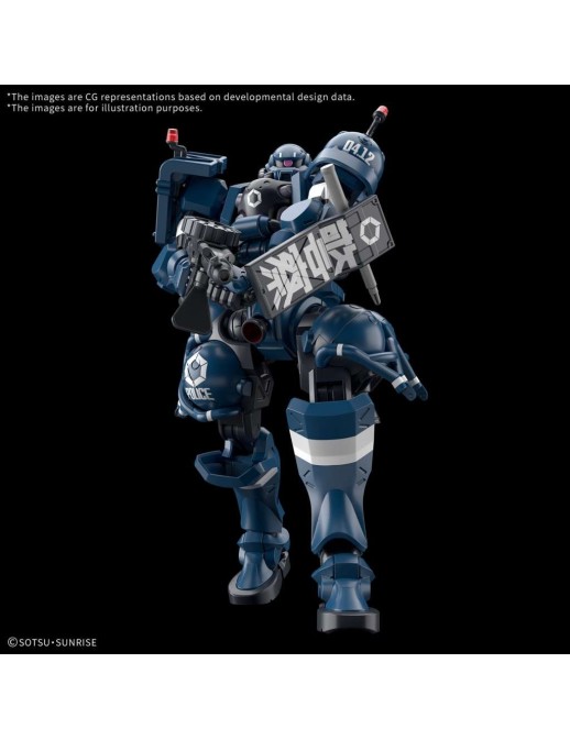 Bandai High Grade HG 1/144 Mobile Suit Gundam MS-06-SSP Police Zaku