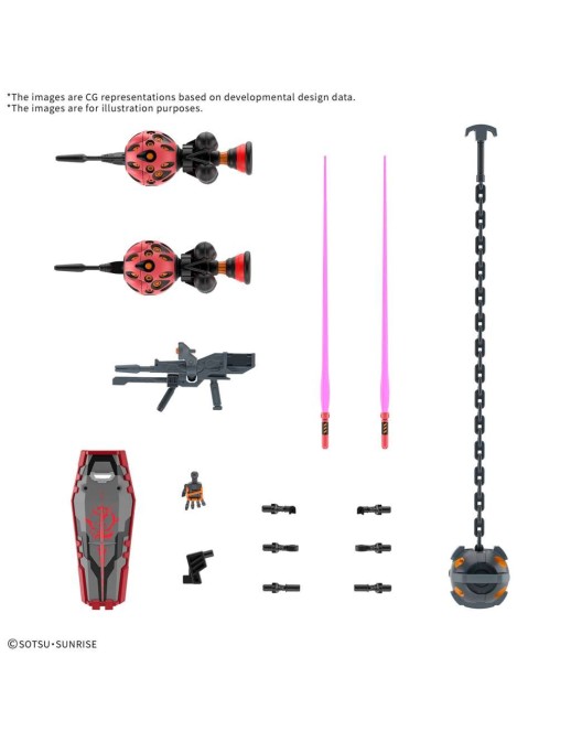 Bandai High Grade HG 1/144 Mobile Suit Gundam gMS-α Red Gundam