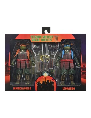 Neca Teenage Mutant Ninja Turtles III Leonardo & Michelangelo