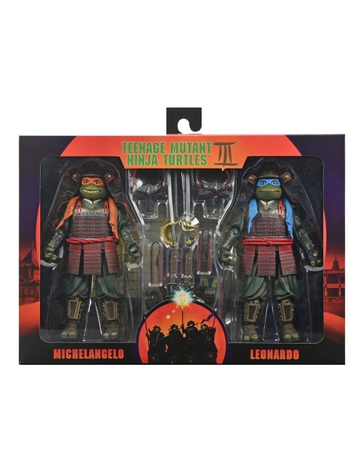 Neca Teenage Mutant Ninja Turtles III Leonardo & Michelangelo