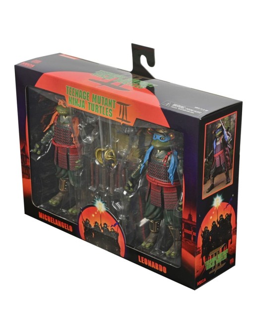 Neca Teenage Mutant Ninja Turtles III Leonardo & Michelangelo